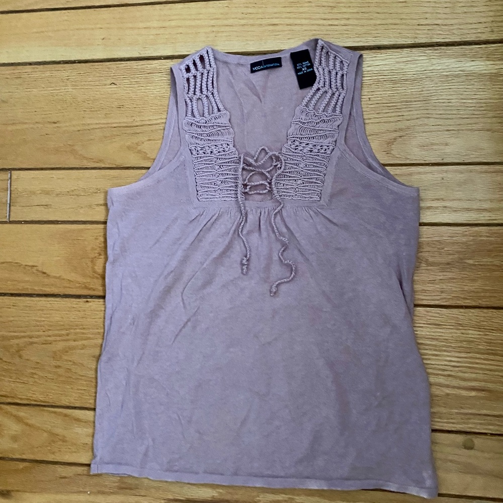 Victoria secret crochet knit top